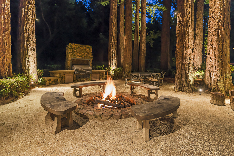 Summer Luxury Fabulous Outdoor Fire, Can You Have A Fire Pit Under Canopy